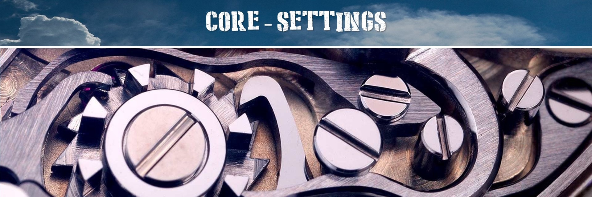 SETTINGS