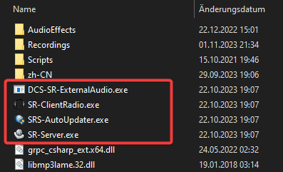 srs-executables